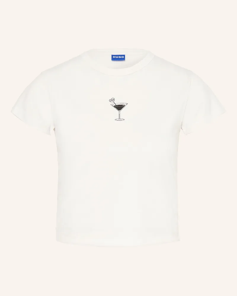 HUGO BOSS T-Shirt Dichroma weiss Weiss
