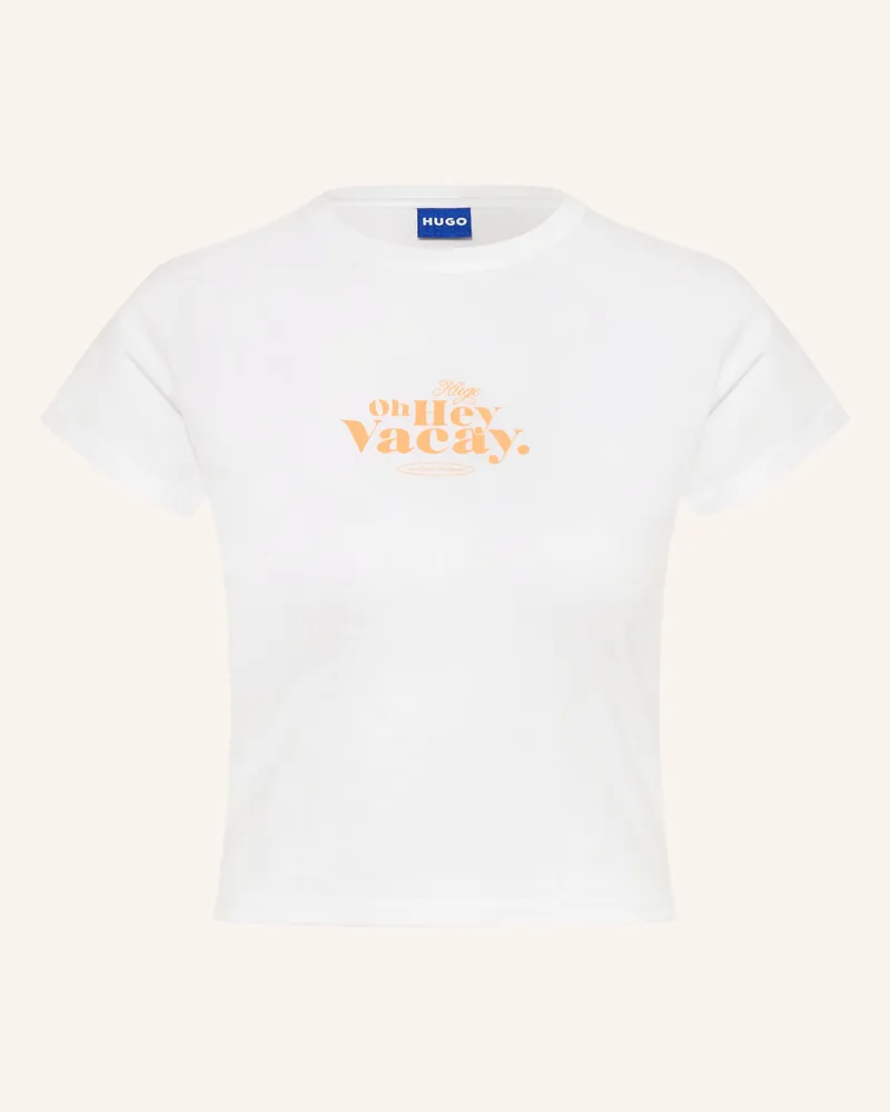 HUGO BOSS T-Shirt Dichroma weiss Weiss