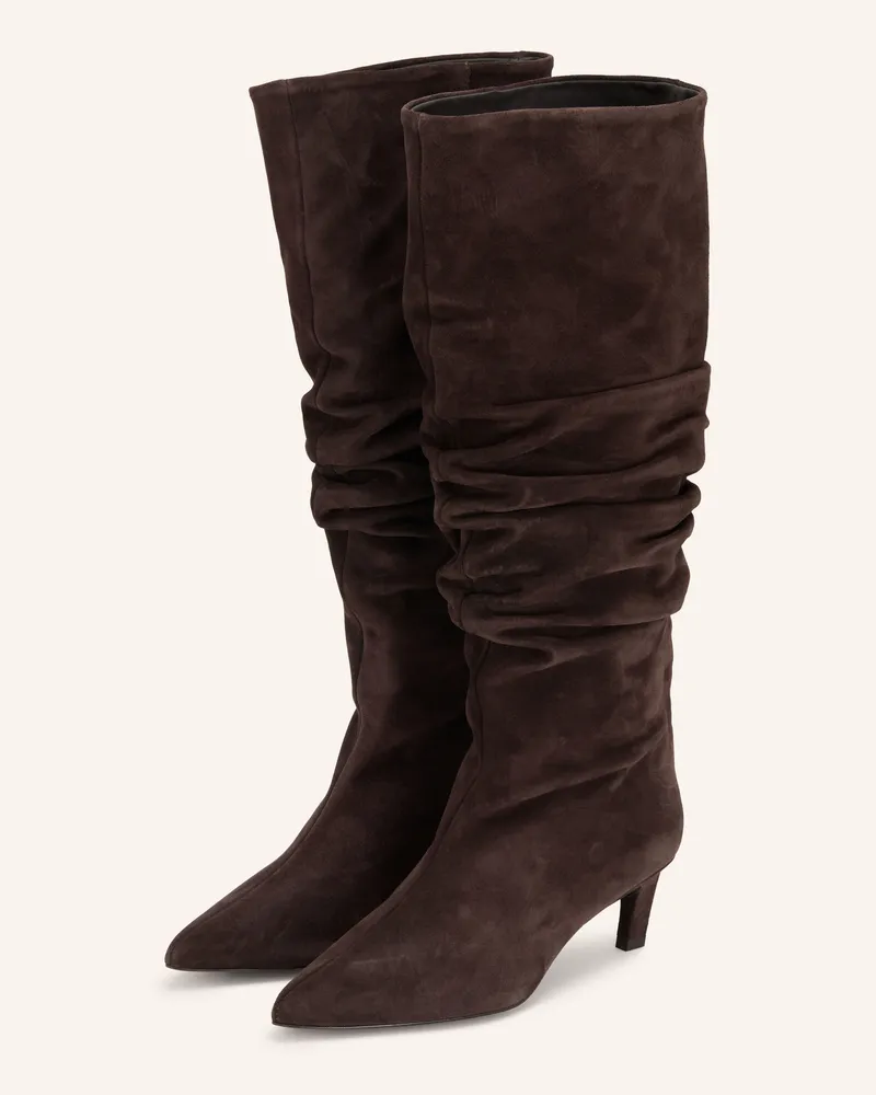 Mrs & HUGS Stiefel braun Dunkelbraun
