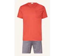 Shorty-Schlafanzug Serie RED GEO