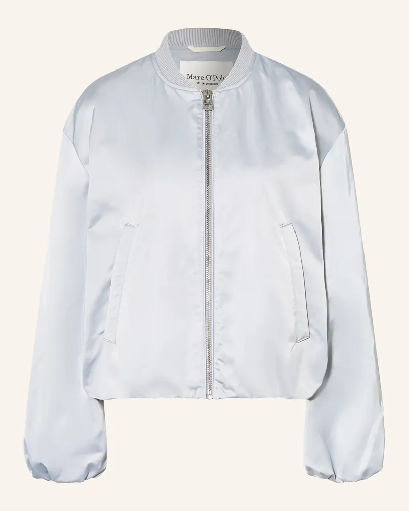 Marc O'Polo Satinblouson grau Blaugrau