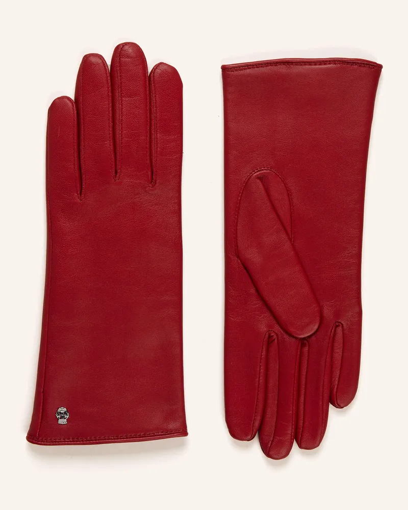 Roeckl Lederhandschuhe Hamburg rot Rot