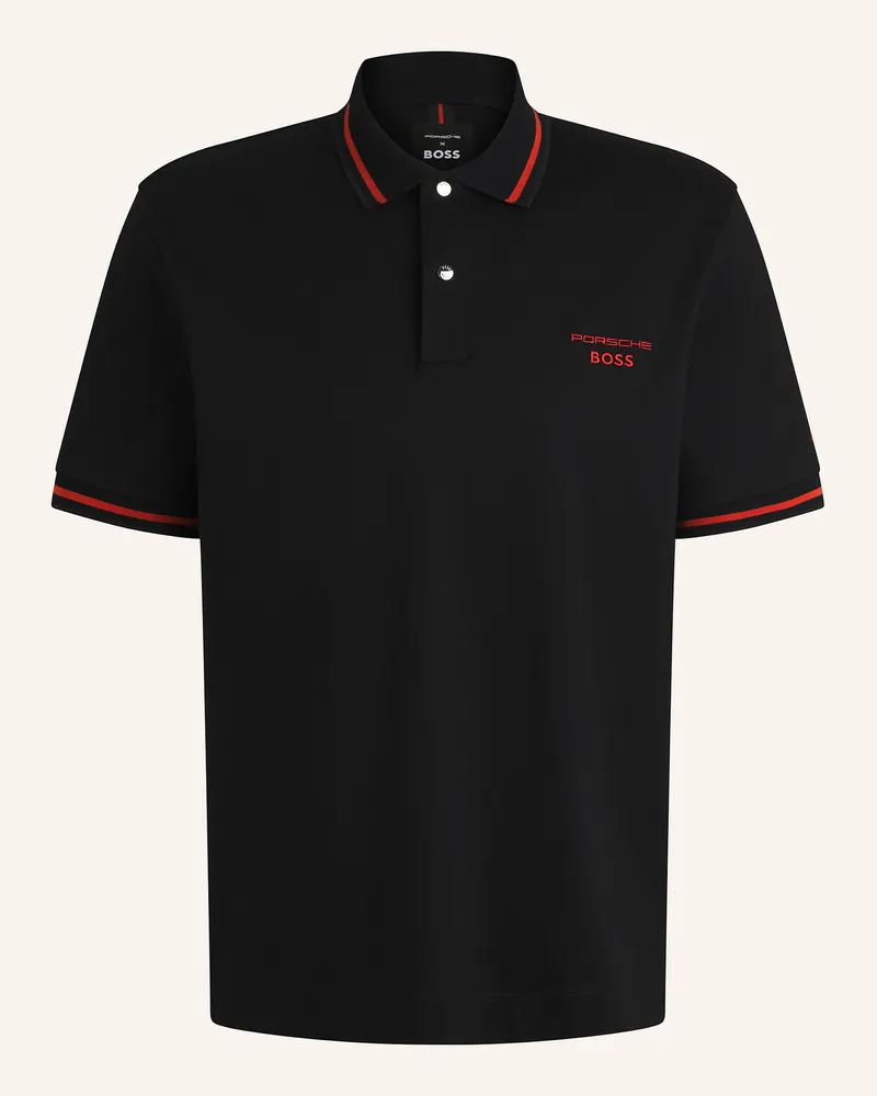 HUGO BOSS Poloshirt C-PARRIS 197_PS Regular Fit Schwarz