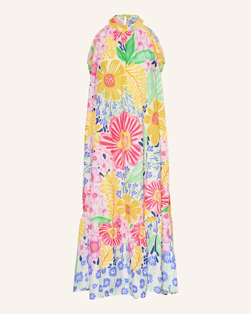 tonno e panna Kleid Mit Rüschen pink Weiss