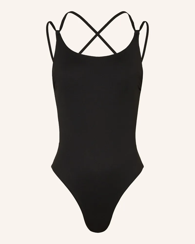 Max Mara Badeanzug Claudia schwarz Schwarz