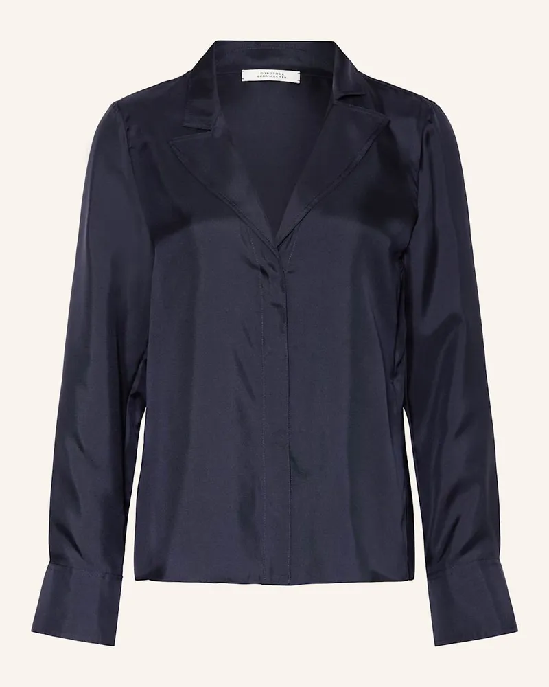 Dorothee Schumacher Seidenbluse TRENCH IT UP II Blau