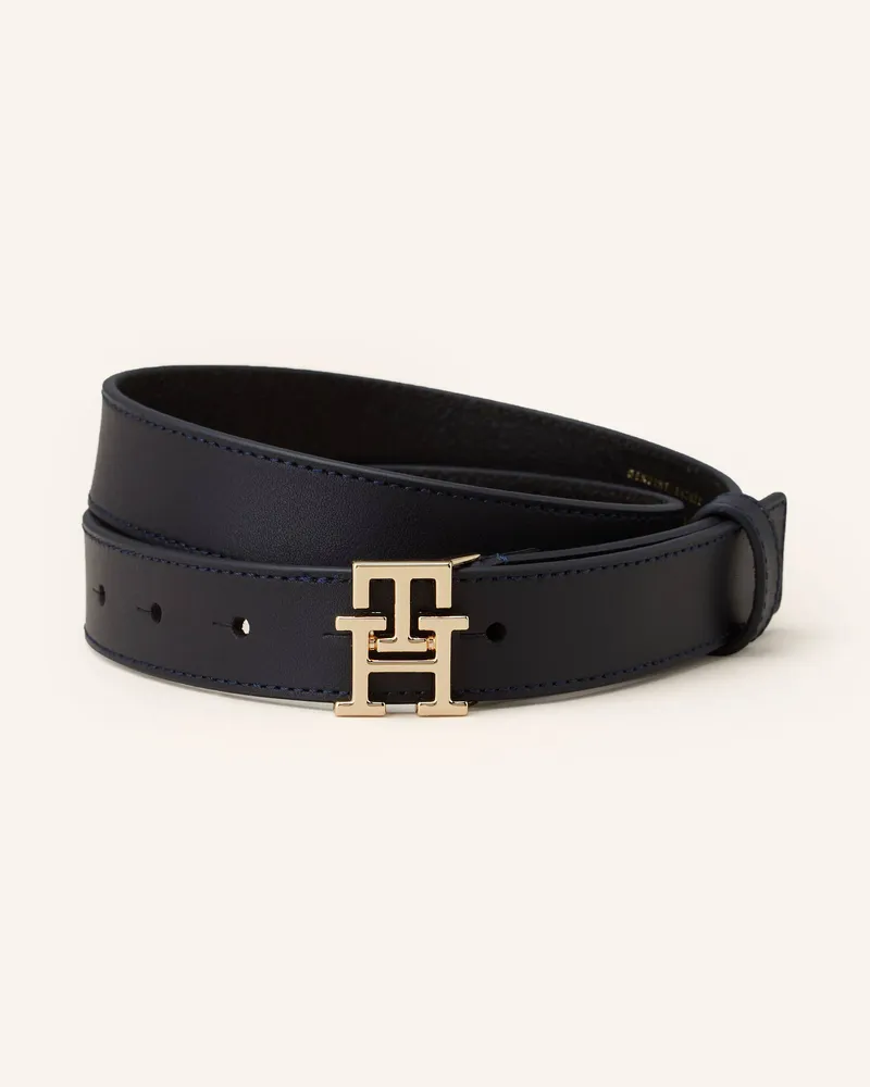 Tommy Hilfiger Ledergürtel Dunkelblau
