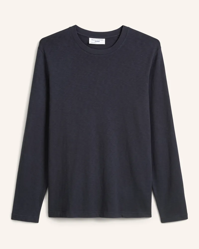 Marc O'Polo Langarm-Shirt Dunkelblau