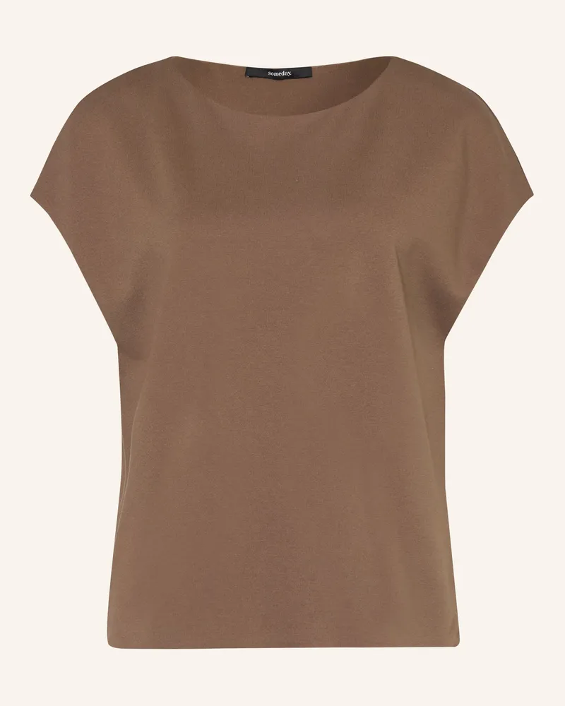 someday. T-Shirt Uvalerie braun Braun
