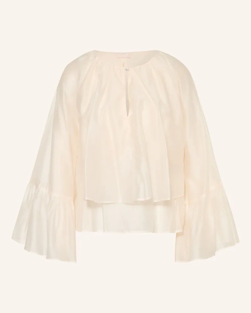 Liu Jo Blusenshirt Mit Rüschen weiss Creme