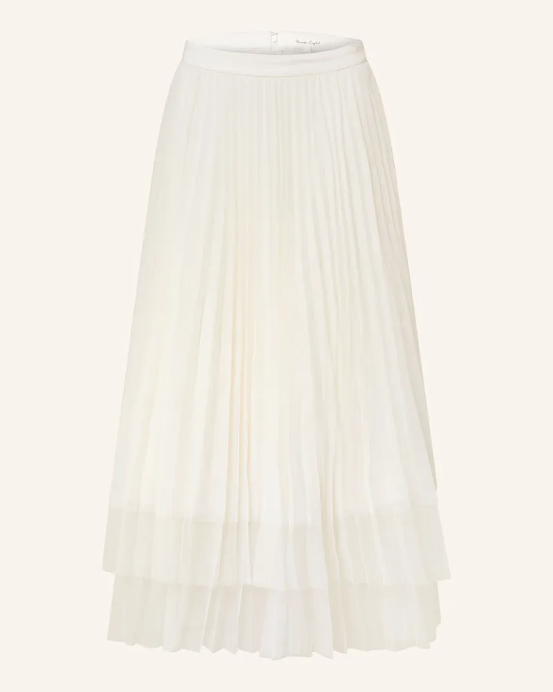 Phase Eight Plisseerock weiss Ecru