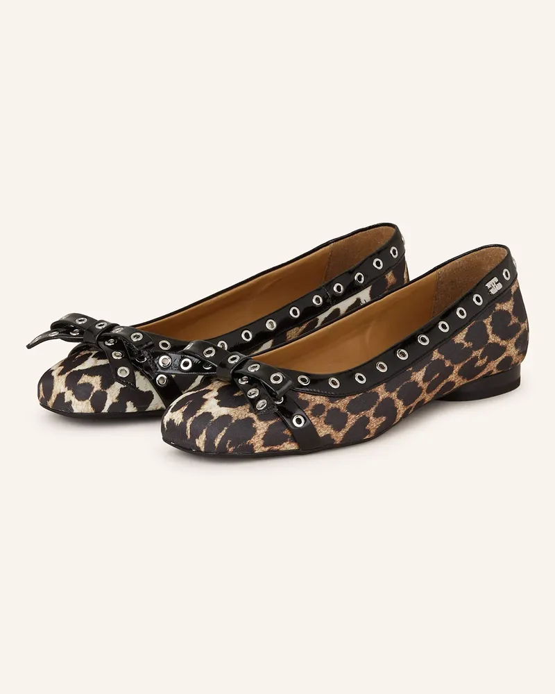 Ganni Ballerinas Creme