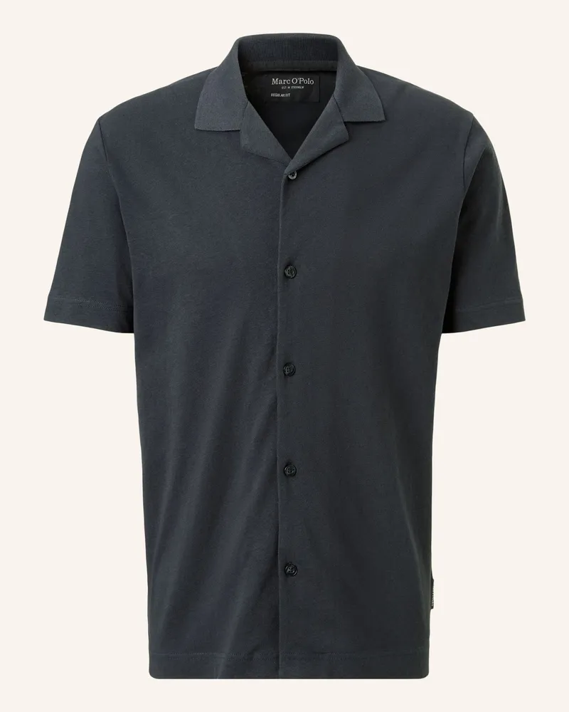 Marc O'Polo Kurzarm-Jerseyshirt Dunkelblau