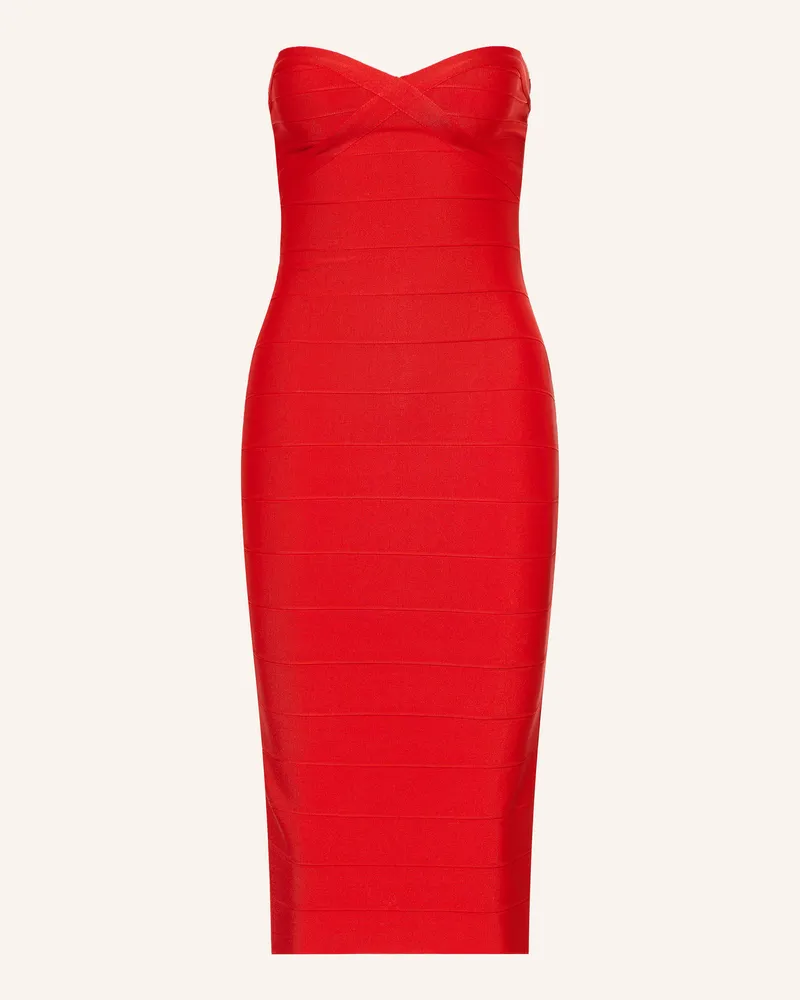 Retrofête Off-Shoulder-Kleid Drussie rot Rot