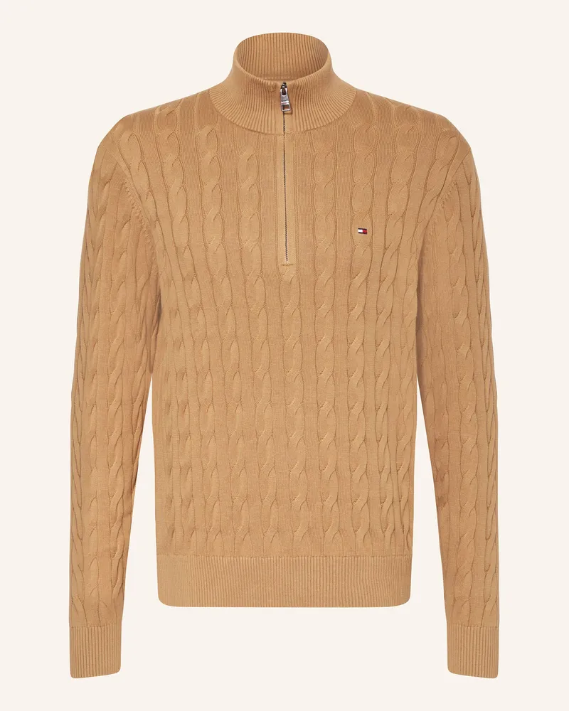 Tommy Hilfiger Troyer braun Camel