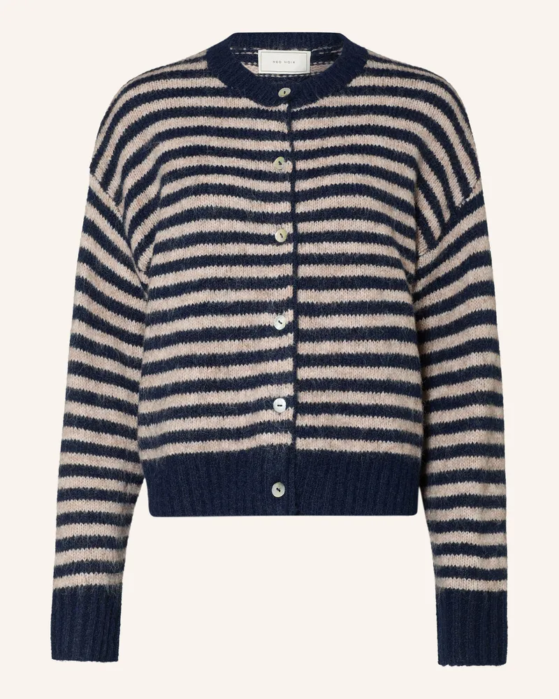 Neo Noir Strickjacke Isana blau Beige