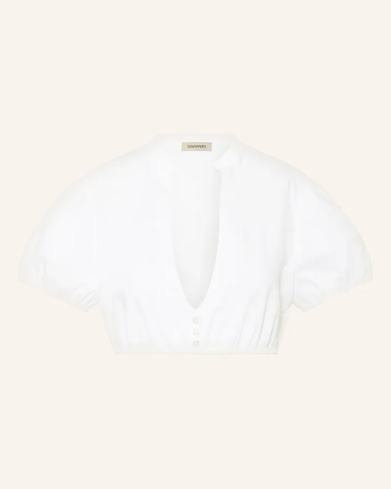 CocoVero Dirndlbluse LANA Weiss