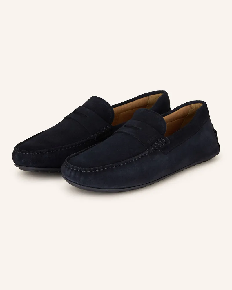 HUGO BOSS Penny-Loafer Noel blau Dunkelblau