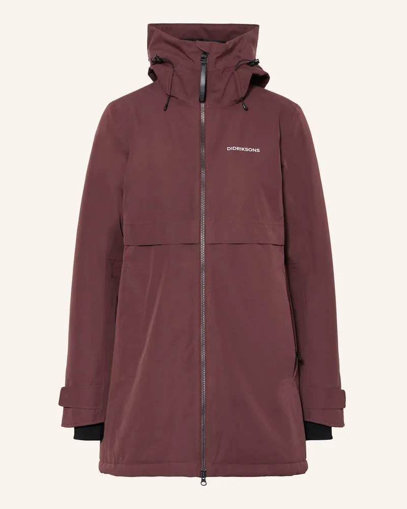 Didriksons 1913 Parka HELLE Dunkelrot