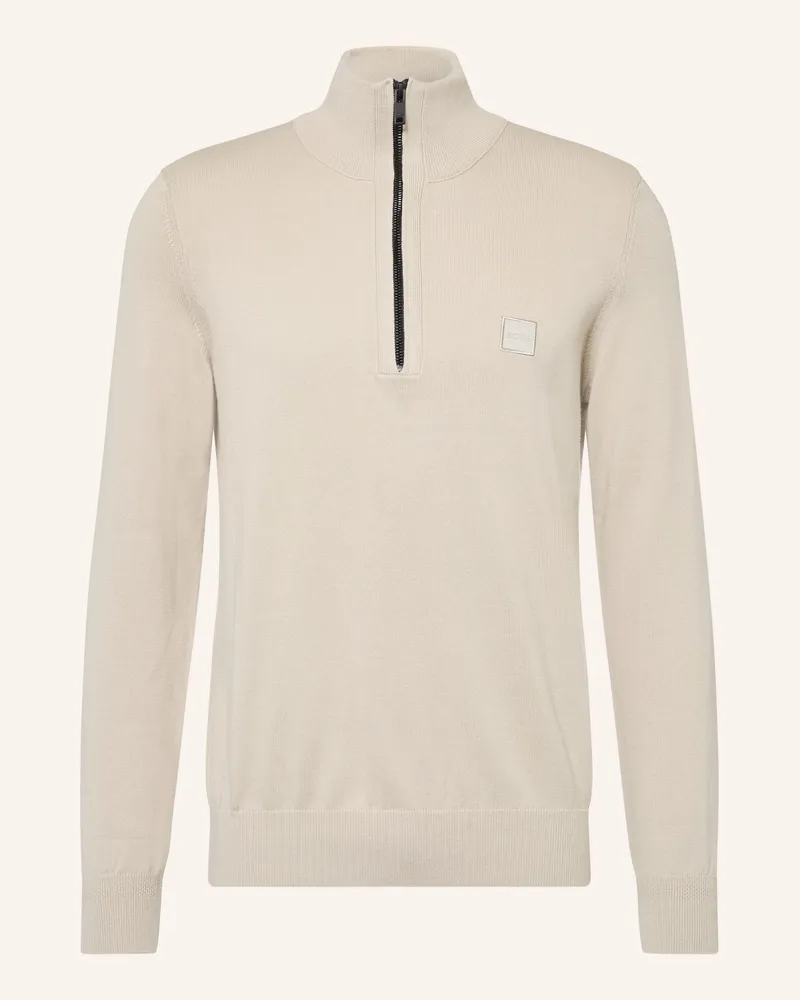 HUGO BOSS Troyer Kanobix beige Beige