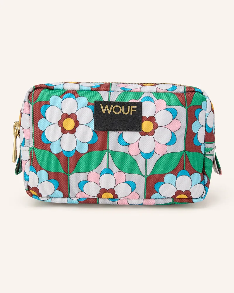 WOUF Kosmetiktasche KALEIDO Grün