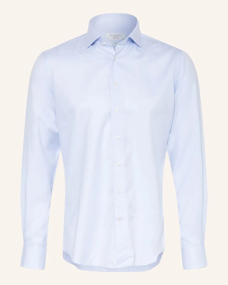 Profuomo Hemd Slim Fit blau Hellblau