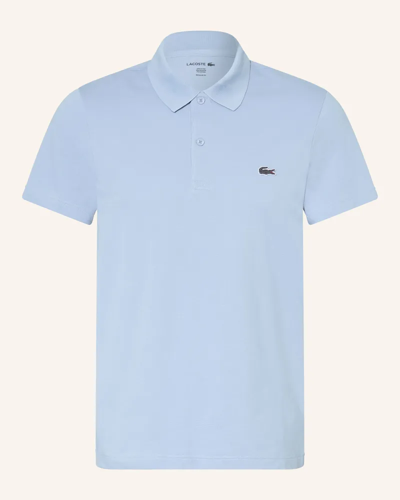 Lacoste Strick-Poloshirt Regular Fit blau Hellblau