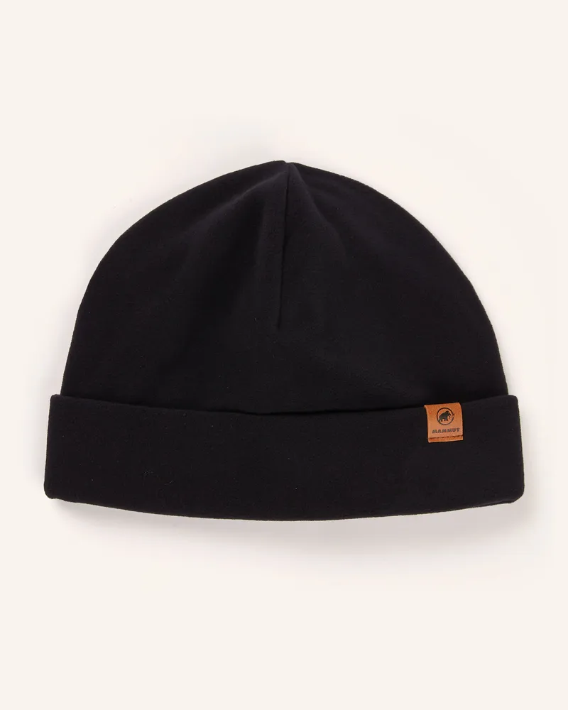 Mammut Multifunktionsmütze Fleece Beanie schwarz Schwarz