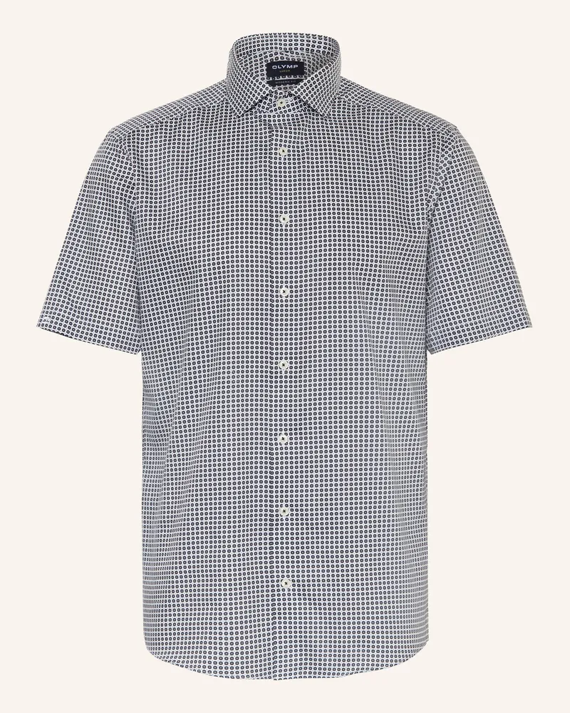 Olymp Kurzarm-Hemd Luxor Modern Fit grau Dunkelgrau