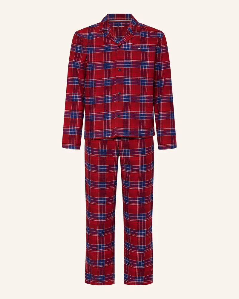 Tommy Hilfiger Schlafanzug rot Rot