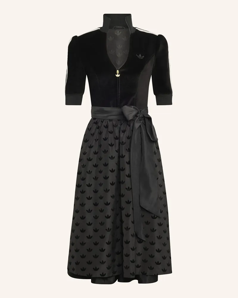 adidas Adidas Originals Dirndl Kleid schwarz Schwarz