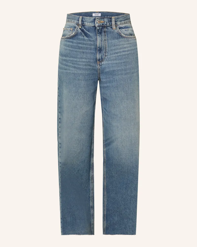 Liu Jo Wide Leg Jeans Mit Schmucksteinen blau 78977