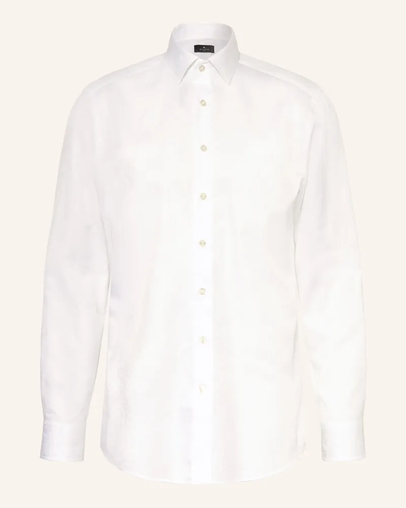 Etro Hemd Comfort Fit weiss Weiss