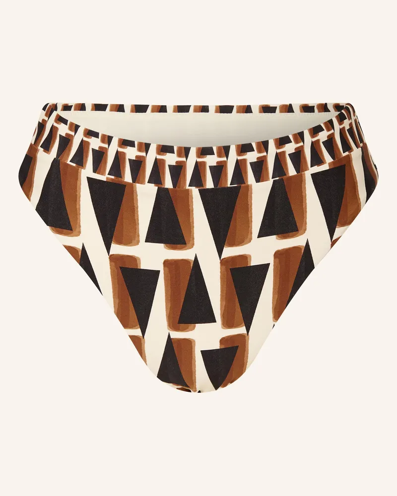 Seafolly Australia High-Waist-Bikini-Hose SECRET GARDEN Schwarz