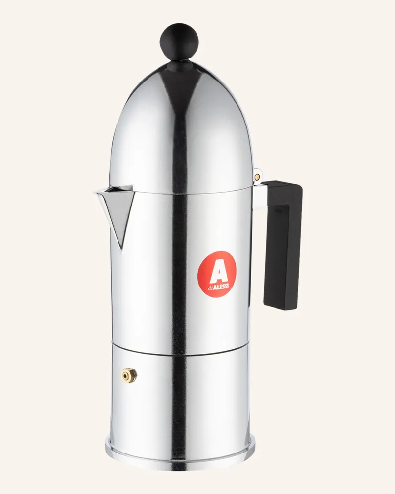 Alessi Espressokocher La Cupola silber Silber