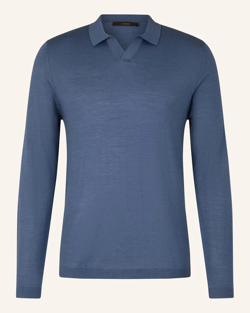 windsor. Strickpullover Blau