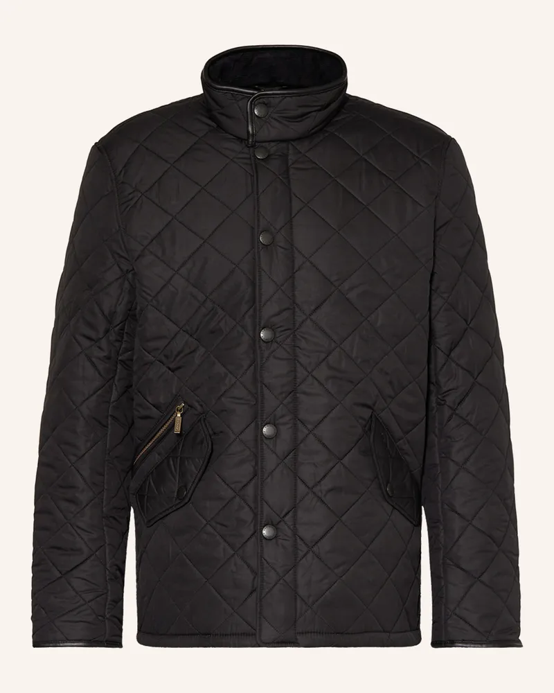 Barbour Steppjacke Powell schwarz Schwarz