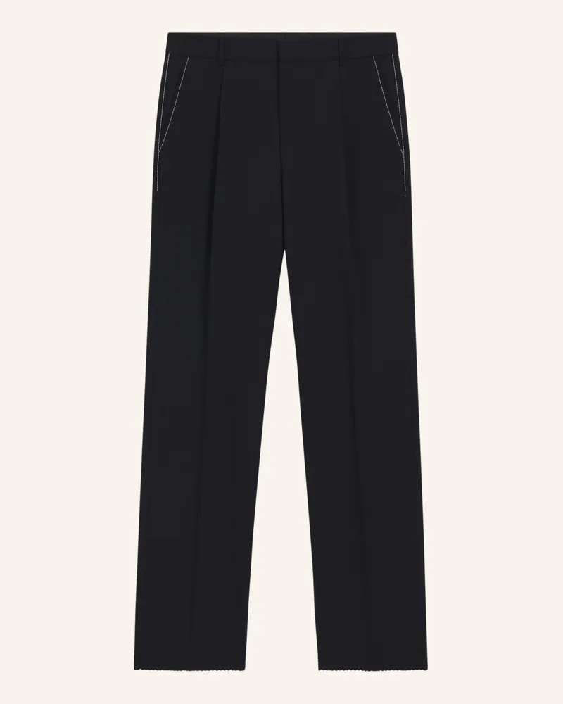 HUGO BOSS Business Hose C-PETER-PL-CS-253 Relaxed Fit Dunkelblau