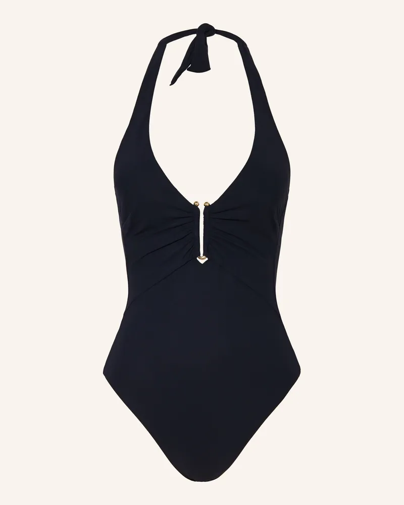 Maryan Mehlhorn Neckholder-Badeanzug Honesty blau Dunkelblau