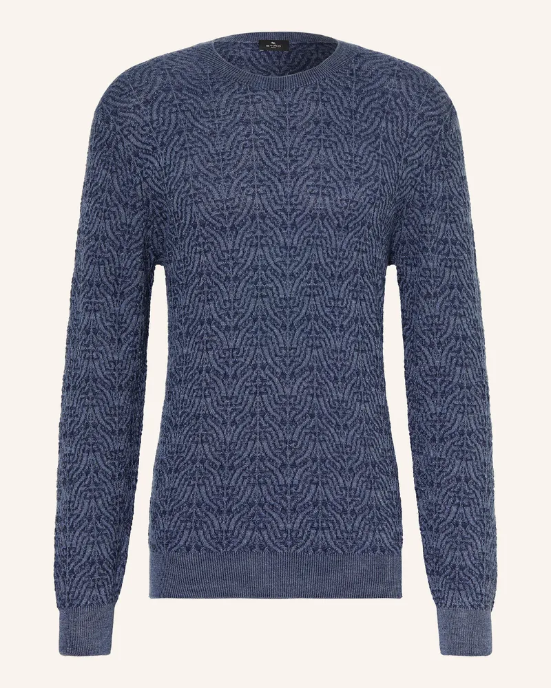 Etro Pullover blau Blau