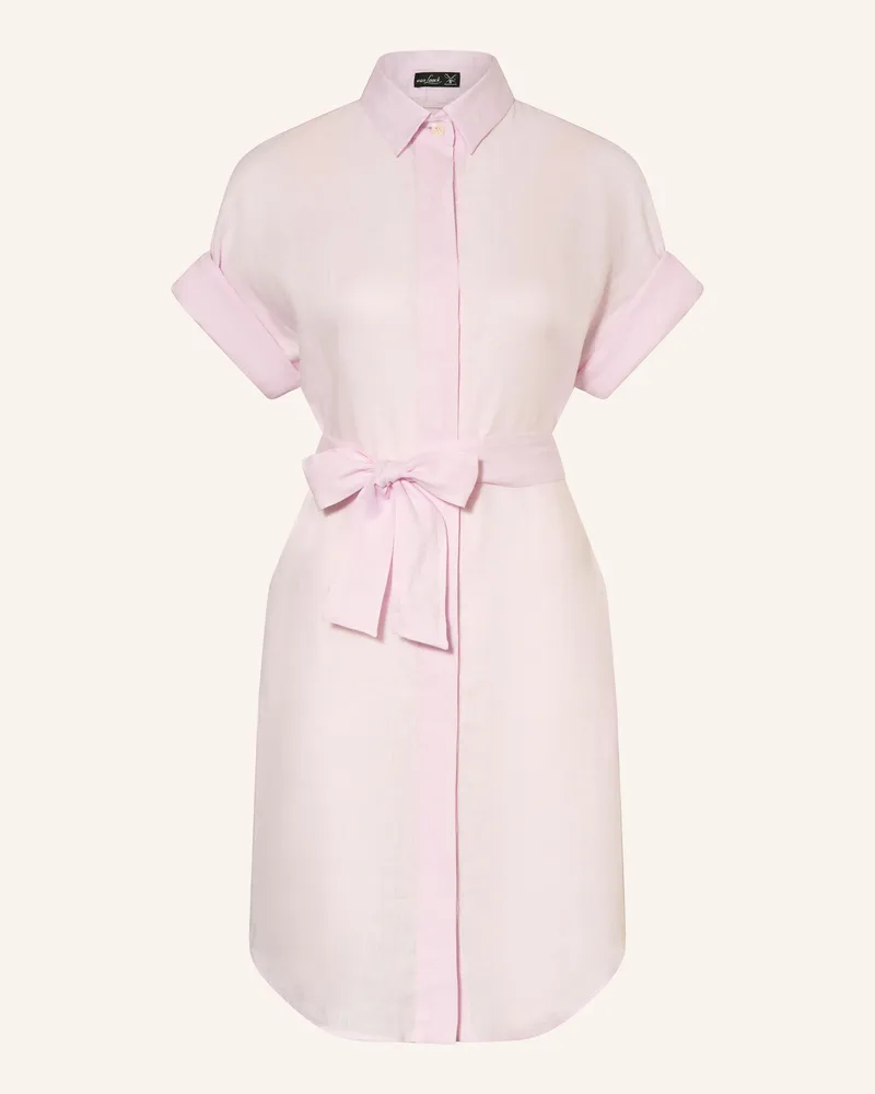 van Laack Hemdblusenkleid VL-KAILYN-BRLV aus Leinen Rosa