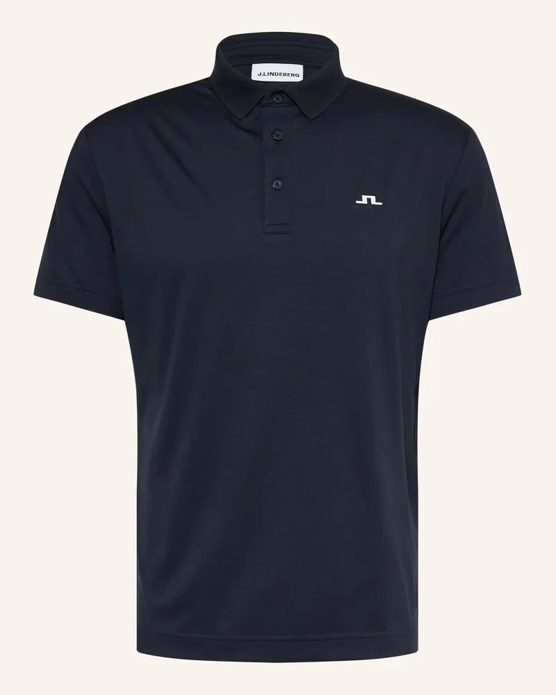 J.Lindeberg Funktions-Poloshirt blau Dunkelblau