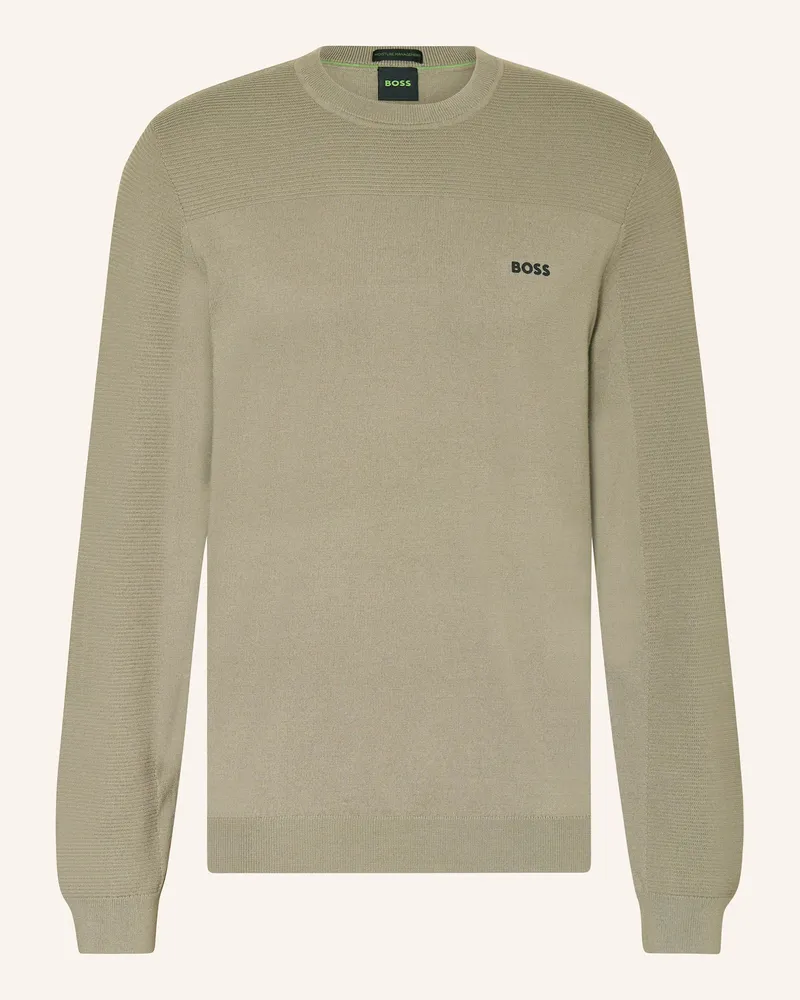 HUGO BOSS Pullover MOMENTUM Khaki