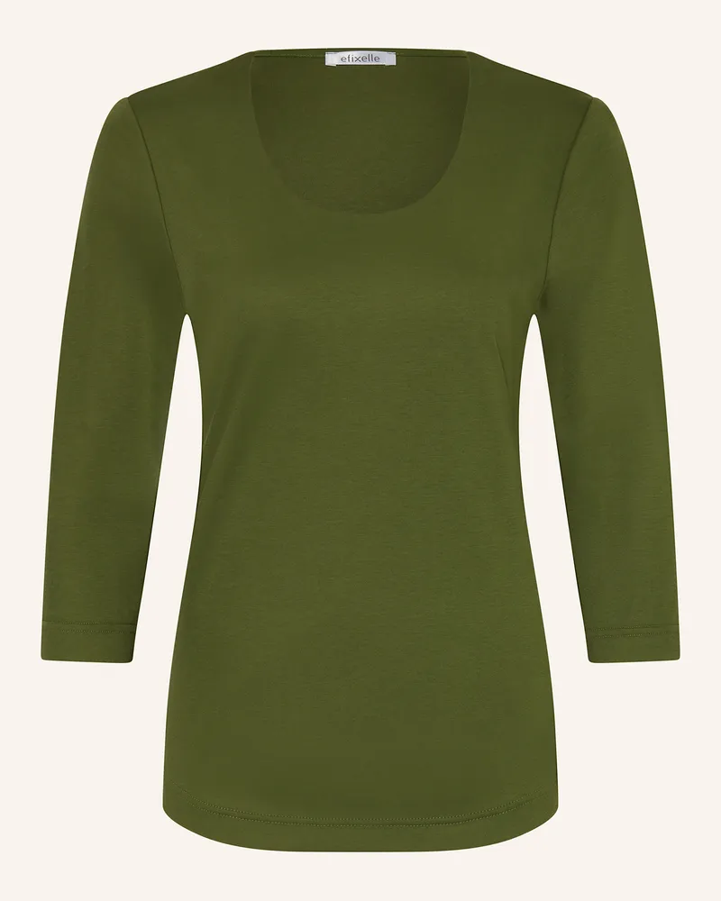Efixelle Shirt mit 3/4-Arm Grün