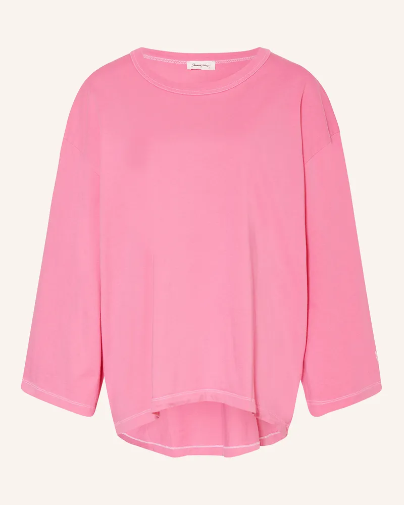 American Vintage Oversized-Longsleeve FIZVALLEY Rosa