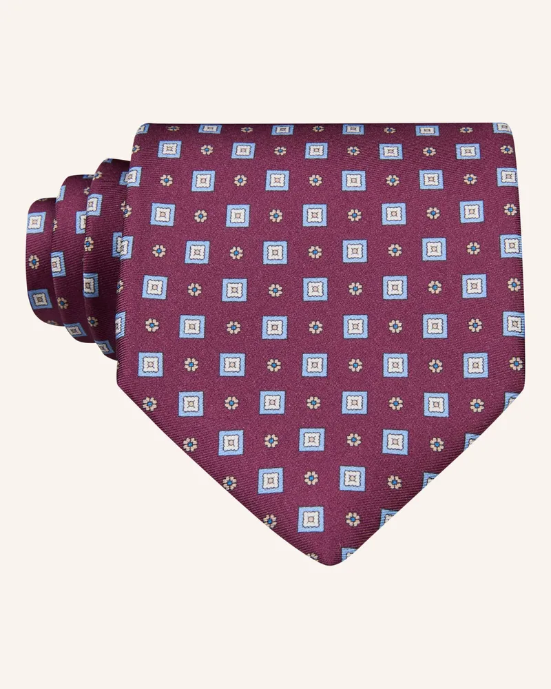 Eton Krawatte rot Dunkellila