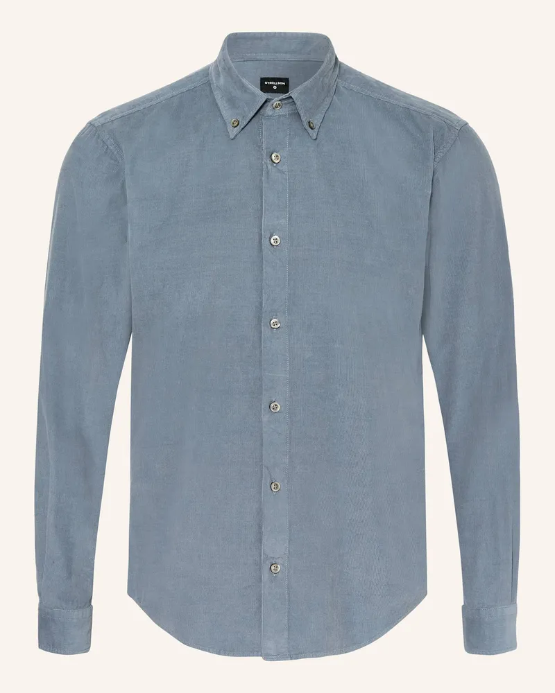 Strellson Cordhemd COREY Regular Fit Blau