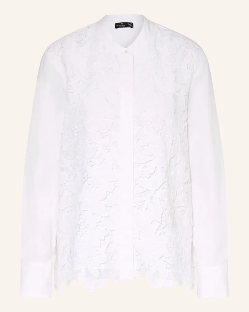 van Laack Bluse VL-TELJA-F mit Spitze Weiss