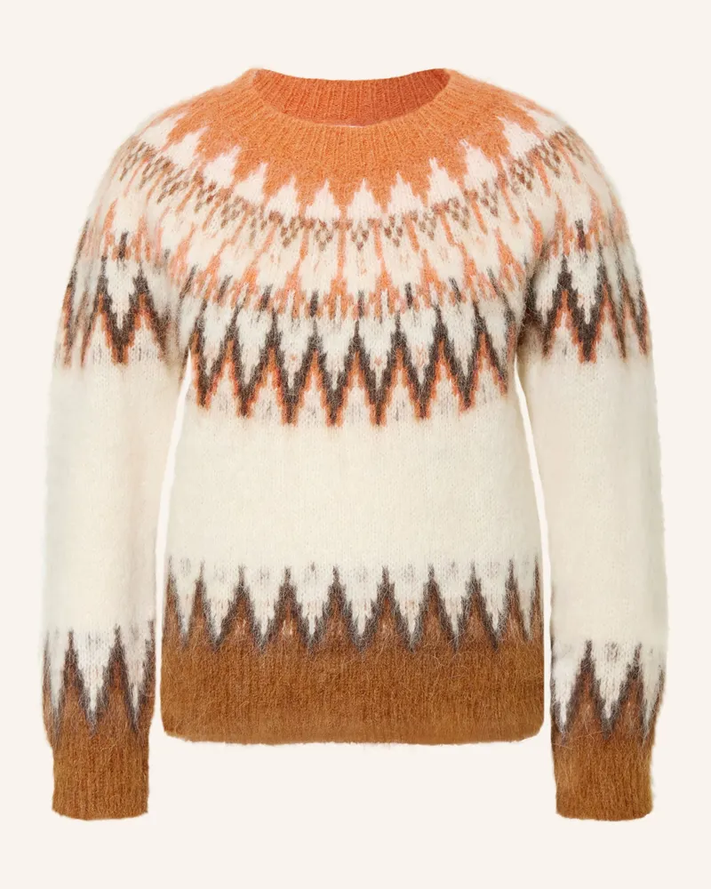 Darling Harbour Pullover Mit Alpaka weiss Offwhite