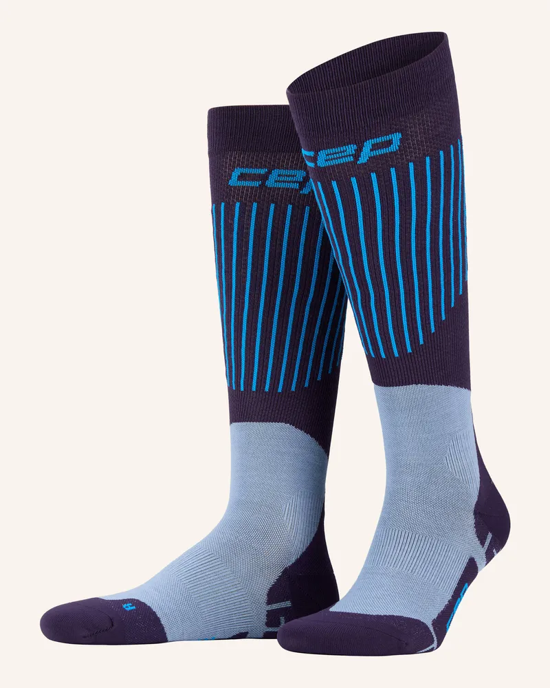 CEP Skisocken Ultralight Compression Light Cushion lila 956
